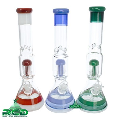 WATER PIPE BEAKER 8ARM TREE PERC WP3227 1CT